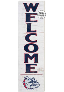 KH Sports Fan Gonzaga Bulldogs 10x35 Welcome Sign - White