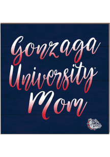 KH Sports Fan Gonzaga Bulldogs 10in x 10in Mom Sign - Blue