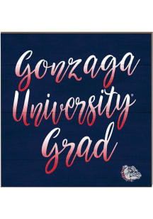 KH Sports Fan Gonzaga Bulldogs 10in x 10in Grad Sign - Blue