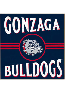 KH Sports Fan Gonzaga Bulldogs 10x10 Retro Sign - Blue