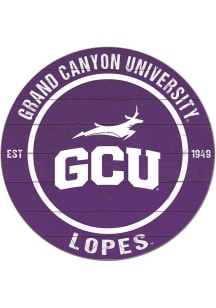 KH Sports Fan Grand Canyon Antelopes 20x20 Colored Circle Sign - Purple