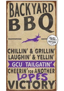 KH Sports Fan Grand Canyon Antelopes 11x20 Indoor Outdoor BBQ Sign - Tan