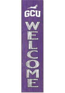 KH Sports Fan Grand Canyon Antelopes 11x46 Welcome Leaning Sign - Purple