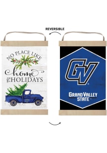 KH Sports Fan Grand Valley State Lakers Holiday Reversible Banner Sign - White