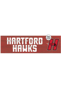 KH Sports Fan Hartford Hawks 35x10 Indoor Outdoor Colored Logo Sign - Red