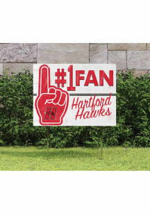 Hartford Hawks KH Sports Fan 18x24 Fan Yard Sign - Red