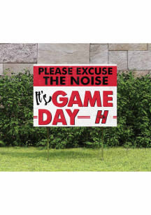 Hartford Hawks KH Sports Fan 18x24 Excuse the Noise Yard Sign - Red