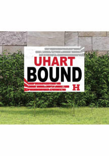 Hartford Hawks KH Sports Fan 18" x 24" Retro School Bound Yard Sign - Red
