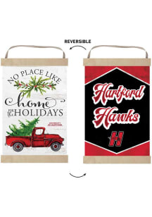KH Sports Fan Hartford Hawks Holiday Reversible Banner Sign - White