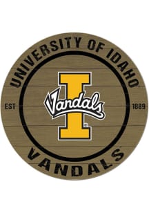 KH Sports Fan Idaho Vandals 20x20 Colored Circle Sign - Silver