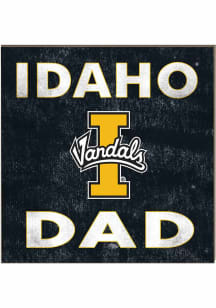 KH Sports Fan Idaho Vandals 10in x 10in Dad Sign - Silver