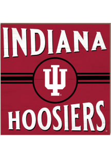 KH Sports Fan Indiana Hoosiers 10x10 Retro Sign - White