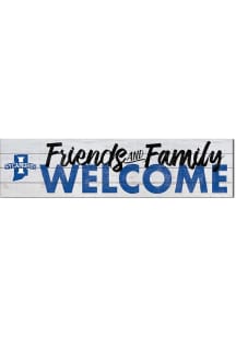 KH Sports Fan Indiana State Sycamores 40x10 Welcome Sign - Blue