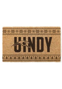 Indianapolis Greyhounds Holiday Logo Door Mat
