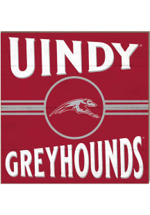 KH Sports Fan Indianapolis Greyhounds 10x10 Retro Sign - Crimson