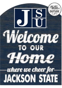 KH Sports Fan Jackson State Tigers 16x22 Indoor Outdoor Marquee Sign - Blue