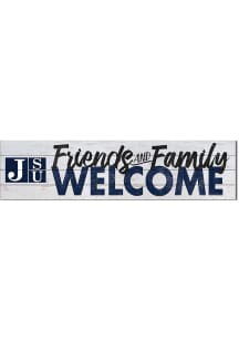 KH Sports Fan Jackson State Tigers 40x10 Welcome Sign - Blue