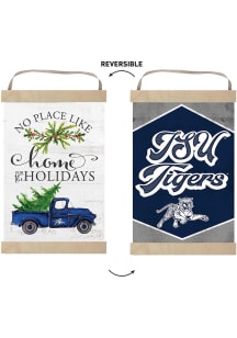 KH Sports Fan Jackson State Tigers Holiday Reversible Banner Sign - White