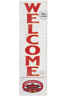 KH Sports Fan Jacksonville State Gamecocks 10x35 Welcome Sign - White