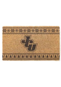 John Carroll Blue Streaks Holiday Logo Door Mat