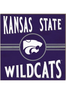 KH Sports Fan K-State Wildcats 10x10 Retro Sign - Purple