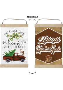KH Sports Fan Lehigh University Holiday Reversible Banner Sign - White