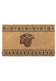 Liberty Flames Holiday Logo Door Mat