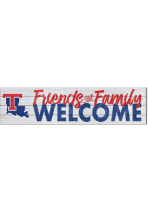 KH Sports Fan Louisiana Tech Bulldogs 40x10 Welcome Sign - Red