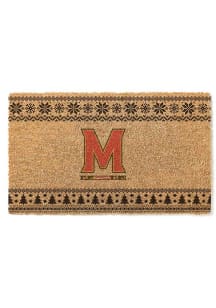 Maryland Terrapins Holiday Logo Door Mat