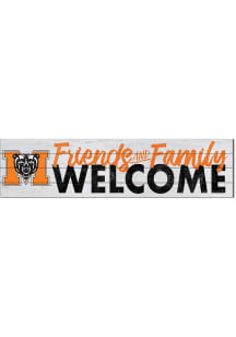 KH Sports Fan Mercer Bears 40x10 Welcome Sign - Orange