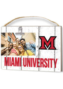 Miami RedHawks Clip It Frame Picture Frame - Red