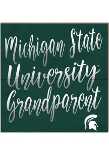 KH Sports Fan Michigan State Spartans 10in x 10in Grandparents Sign - Green