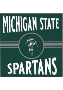 KH Sports Fan Michigan State Spartans 10x10 Retro Sign - Green