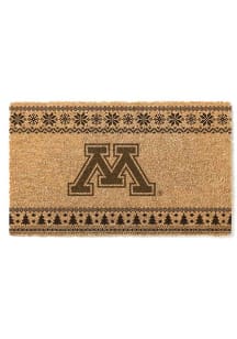 Minnesota Golden Gophers Holiday Logo Door Mat