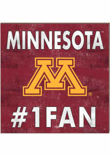 KH Sports Fan Minnesota Golden Gophers 10x10 #1 Fan Sign - Maroon