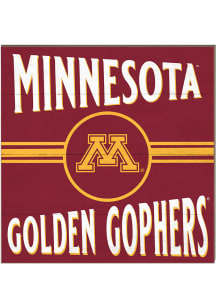 KH Sports Fan Minnesota Golden Gophers 10x10 Retro Sign - Maroon