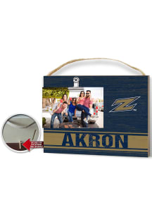 Akron Zips Clip It Colored Logo Photo Picture Frame - Blue