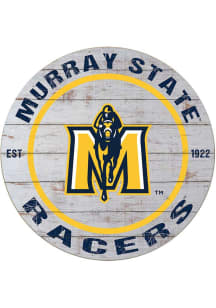 KH Sports Fan Murray State Racers 20x20 Weathered Circle Sign - Grey
