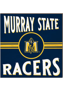 KH Sports Fan Murray State Racers 10x10 Retro Sign - Navy Blue