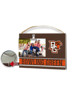 Bowling Green Falcons Clip It Colored Logo Photo Picture Frame - Orange