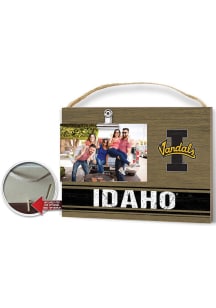 Idaho Vandals Clip It Colored Logo Photo Picture Frame - Silver
