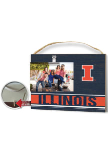Illinois Fighting Illini Clip It Colored Logo Photo Picture Frame - Orange