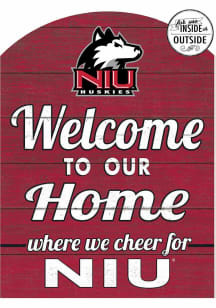 KH Sports Fan Northern Illinois Huskies 16x22 Indoor Outdoor Marquee Sign - Red