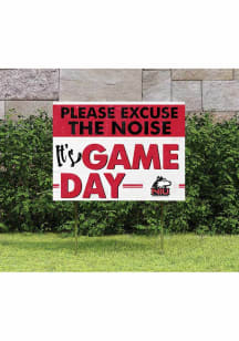 Northern Illinois Huskies KH Sports Fan 18x24 Excuse the Noise Yard Sign - Red