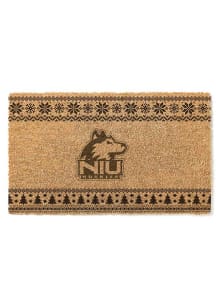 Northern Illinois Huskies Holiday Logo Door Mat