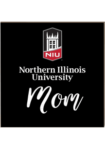 KH Sports Fan Northern Illinois Huskies 10in x 10in Mom Sign - Red