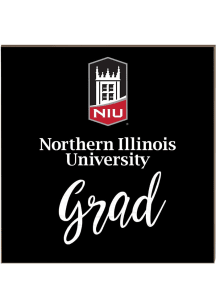 KH Sports Fan Northern Illinois Huskies 10in x 10in Grad Sign - Red