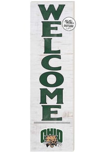 KH Sports Fan Ohio Bobcats 10x35 Welcome Sign - White