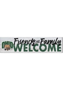 KH Sports Fan Ohio Bobcats 40x10 Welcome Sign - Green
