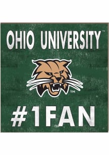 KH Sports Fan Ohio Bobcats 10x10 #1 Fan Sign - Green